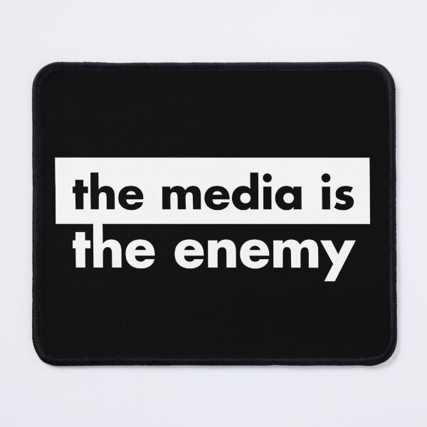 Item preview, The Media is the Enemy designed and sold by bone apart.