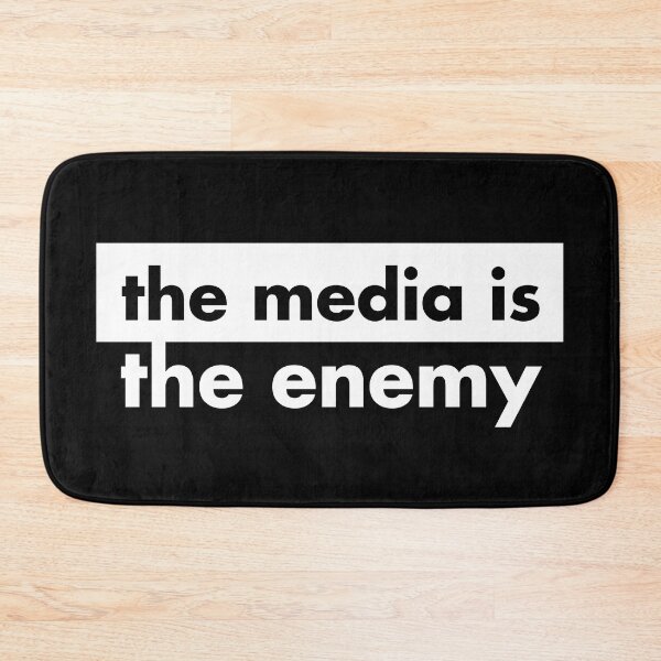 Item preview, The Media is the Enemy designed and sold by bone apart.