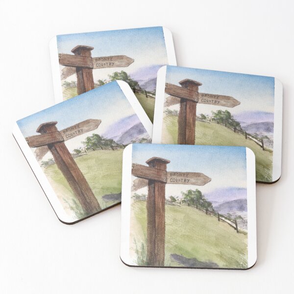 Item preview, Brontë Country Signpost designed and sold by OnHeathAndMoor.