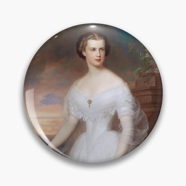 Artikelvorschau, Porträt von Elisabeth von Bayern, Kaiserin von Österreich von Franz Schrotzberg Remastered Xzendor7 Fine Art Classical Reproduktionen entworfen und verkauft von Xzendor7 Digital Art Creations.