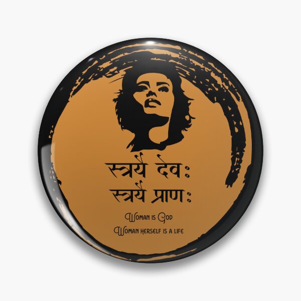 Item preview, Woman is God sanskrit quote shloka feminine designed and sold by creatiwhizz.