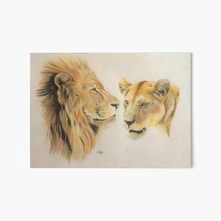 Him and Her Art Board Print