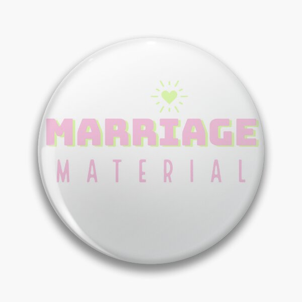 Item preview, MARRIAGE MATERIAL - WEDDING - WEDDING STICKERS - POSTCARD - FUNNY designed and sold by WeddingStuffArt.