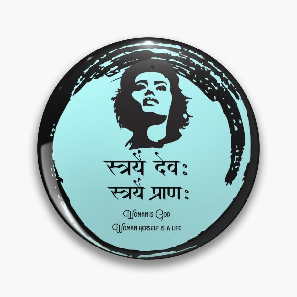 Item preview, Woman is God sanskrit quote shloka feminine designed and sold by creatiwhizz.