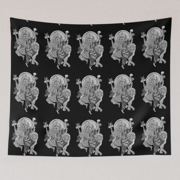 Item preview, Monochrome Indian Shiva Shakti Union  designed and sold by Richa Maurya.