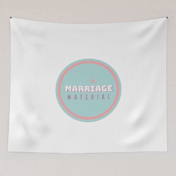 Item preview, MARRIAGE MATERIAL - MARRIAGE - FUNNY - TSHIRTS - WEDDING - WEDDING POSTCARDS designed and sold by WeddingStuffArt.