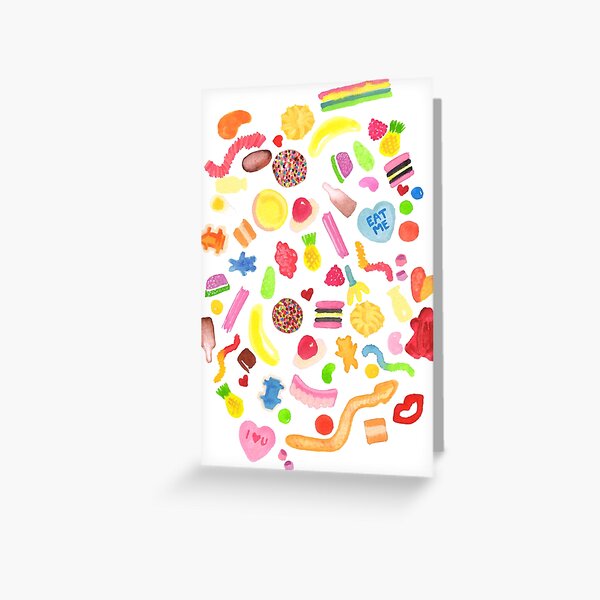 Mixed Lollies Greeting Card