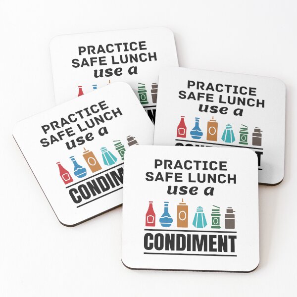 Item preview, Practice Safe Lunch Use a Condiment Funny Lunch Lady  designed and sold by jaygo.
