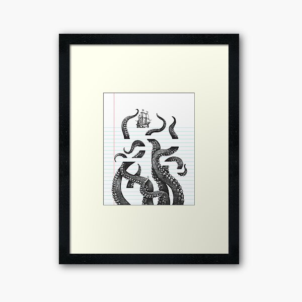 A smooth sea never made a skilled sailor Framed Art Print