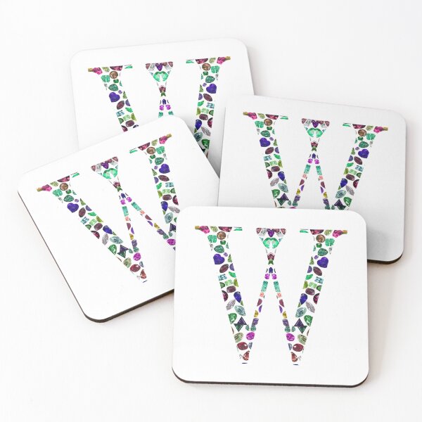 Item preview, Letter W designed and sold by DigitalGemArt.