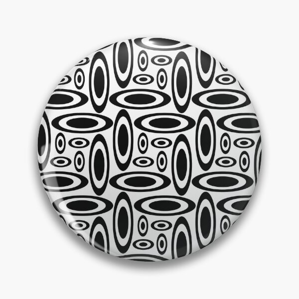 Item preview, Classic graphic artwork black and white oval designed and sold by DesignNIO.