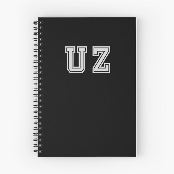 Item preview, U.Z. Varsity Initials | Varsity Letters | Black And White | Personalised Gift designed and sold by Avo And Sriracha.