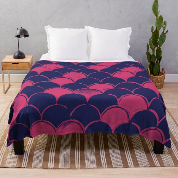 Item preview, Classic blue and pink geometric pattern designed and sold by fowons.