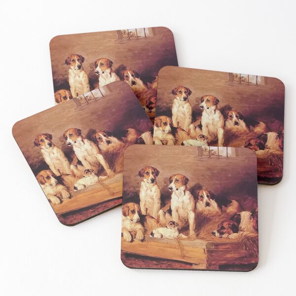 Item preview, Tranquil Dogs on a Bed designed and sold by SweetMySpot.