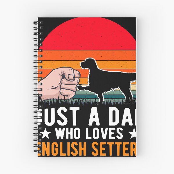 Item preview, Just A Dad Who Loves English Setters T-Shirt designed and sold by tawanaelik4k.