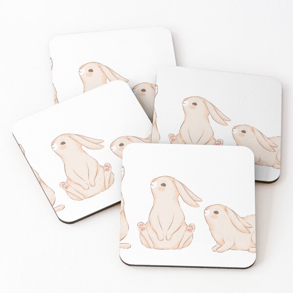 Item preview, ' 5 Little Pink Bunnies ' designed and sold by MARYMAXMAC.