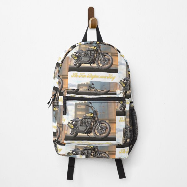 Item preview, The Fun Begins on a Hog Motorcycle designed and sold by LGMmugsdesign.