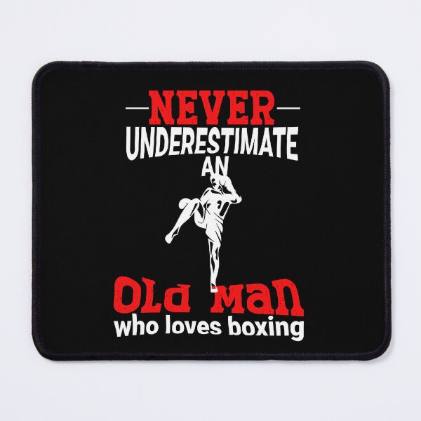 Item preview, never underestimate an old man who loves boxing designed and sold by NewAdventure.
