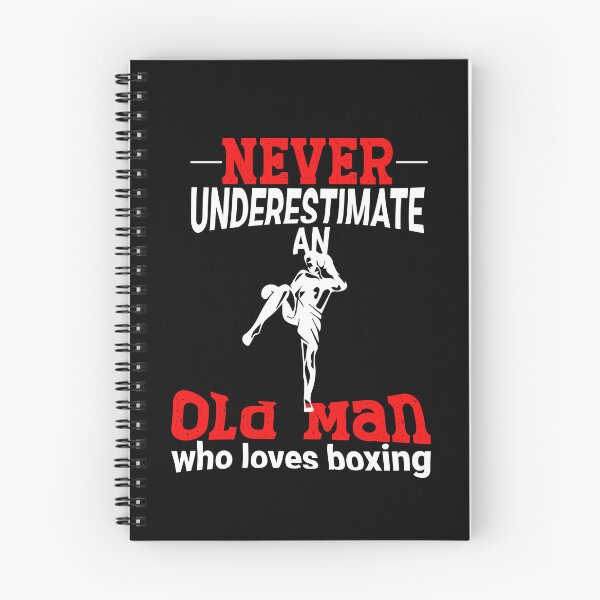Item preview, never underestimate an old man who loves boxing designed and sold by NewAdventure.