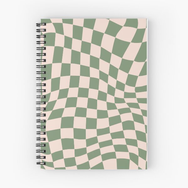 Artikelvorschau, Checkered Prints in Sage Green Aesthetics and Blush entworfen und verkauft von meggydesigns.