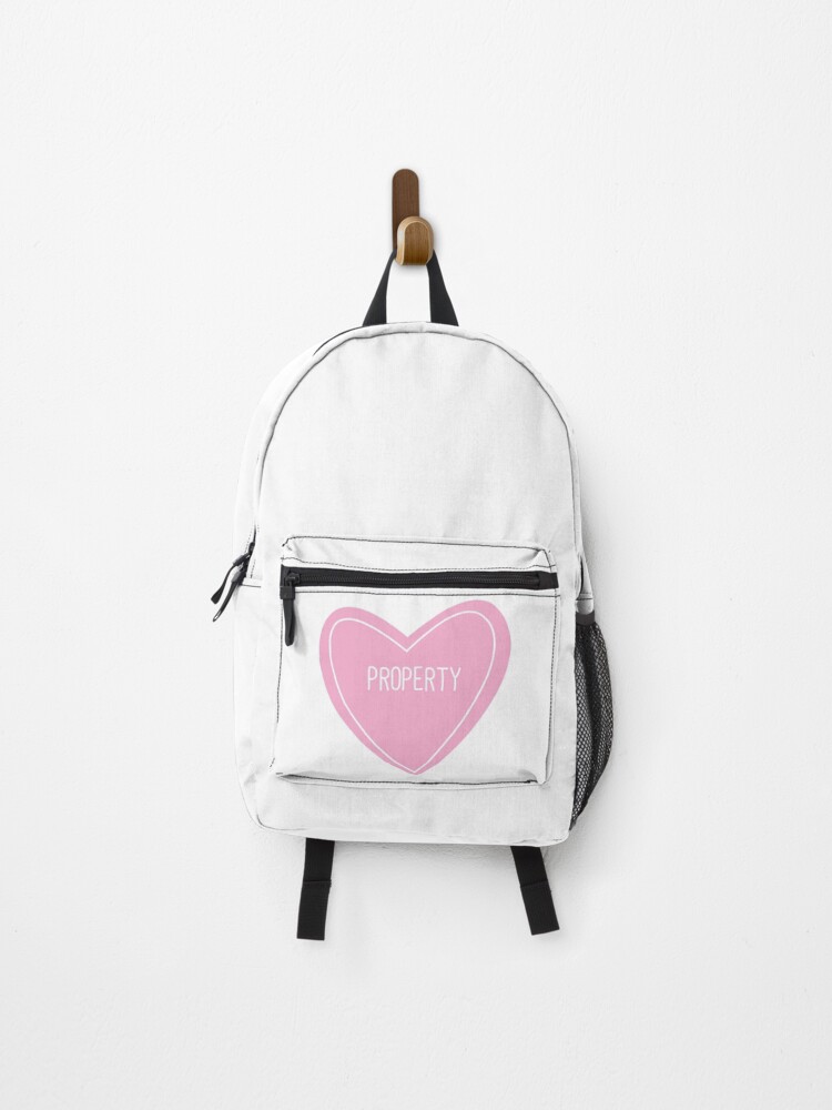 Thumbnail 1 of 3, Backpack, Property Heart designed and sold by teesaurus.