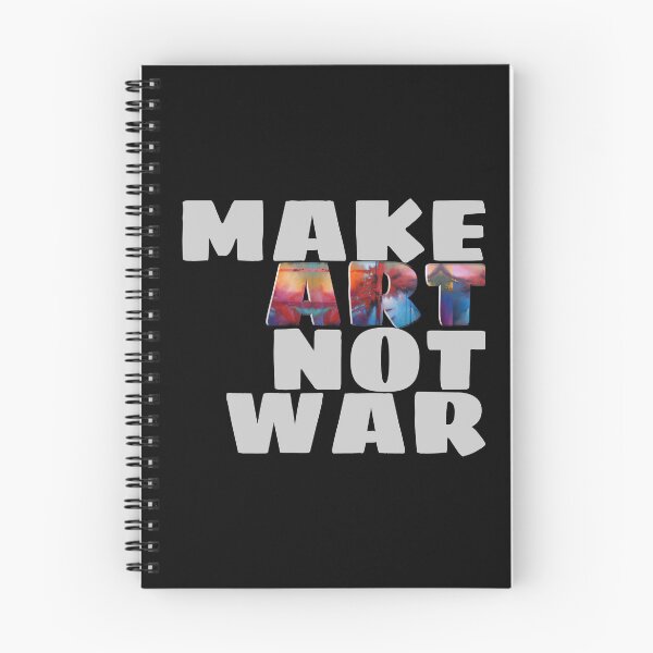 Item preview, Make Art Not War designed and sold by VanderWyst RE-Design.
