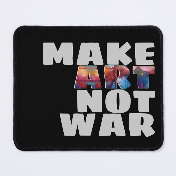 Item preview, Make Art Not War designed and sold by VanderWyst RE-Design.