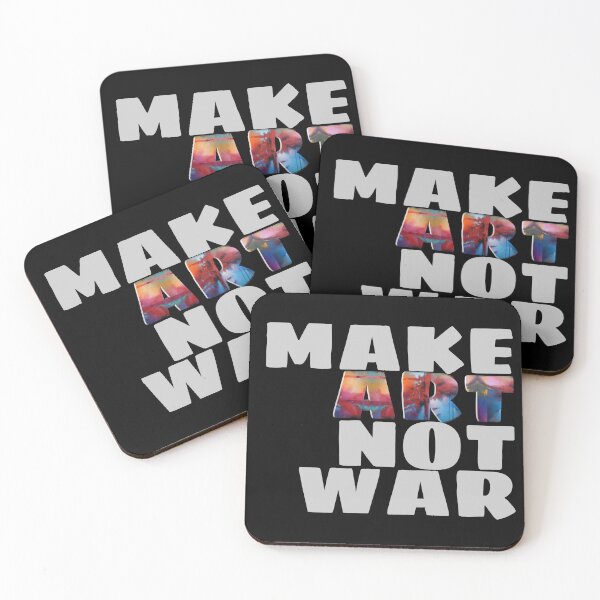Item preview, Make Art Not War designed and sold by VanderWyst RE-Design.