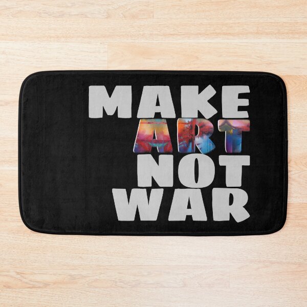 Item preview, Make Art Not War designed and sold by VanderWyst RE-Design.