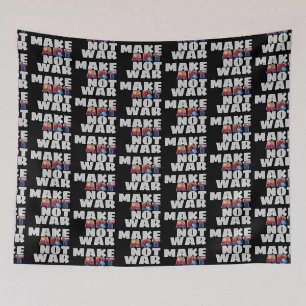 Item preview, Make Art Not War designed and sold by VanderWyst RE-Design.