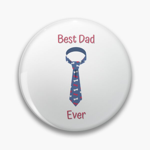 Item preview, Best dad ever tie designed and sold by DoodlesnPoodles.