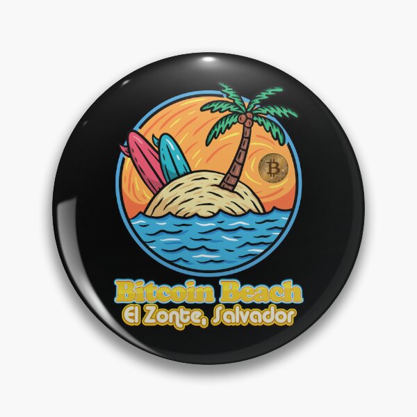 Item preview, Bitcoin Beach, El Zonte, El Salvador Coconut Tree designed and sold by johnta17.