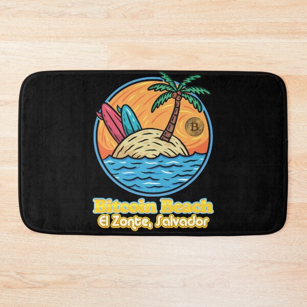 Item preview, Bitcoin Beach, El Zonte, El Salvador Coconut Tree designed and sold by johnta17.