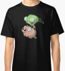 Gir riding his Pig Classic T-Shirt