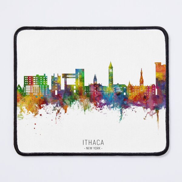 Item preview, Ithaca New York Skyline designed and sold by ArtPrints.