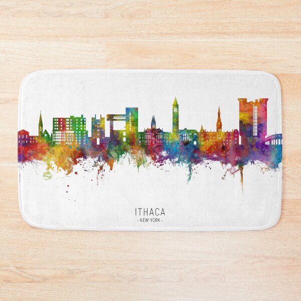 Item preview, Ithaca New York Skyline designed and sold by ArtPrints.