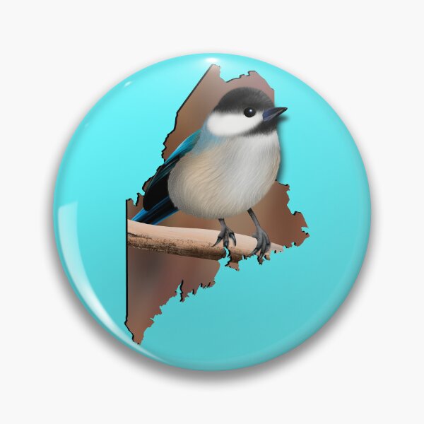 Item preview, Black-Capped Chickadee - Maine designed and sold by DesertG.
