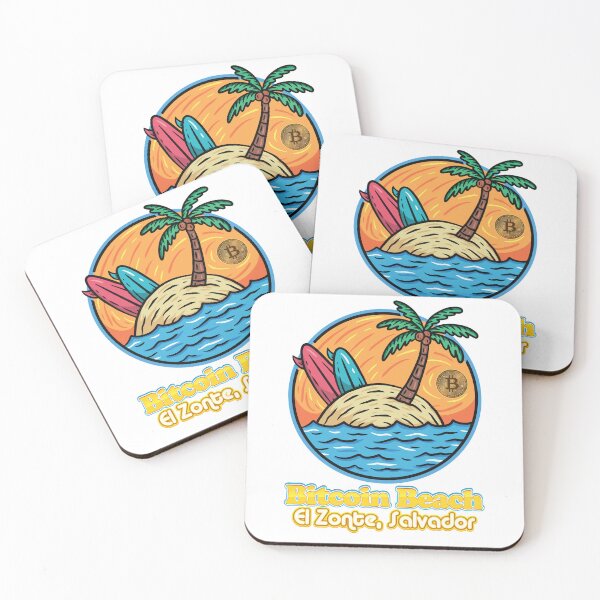 Item preview, Bitcoin Beach, El Zonte, El Salvador Coconut Tree - White designed and sold by johnta17.