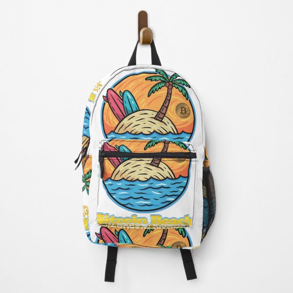Item preview, Bitcoin Beach, El Zonte, El Salvador Coconut Tree - White designed and sold by johnta17.