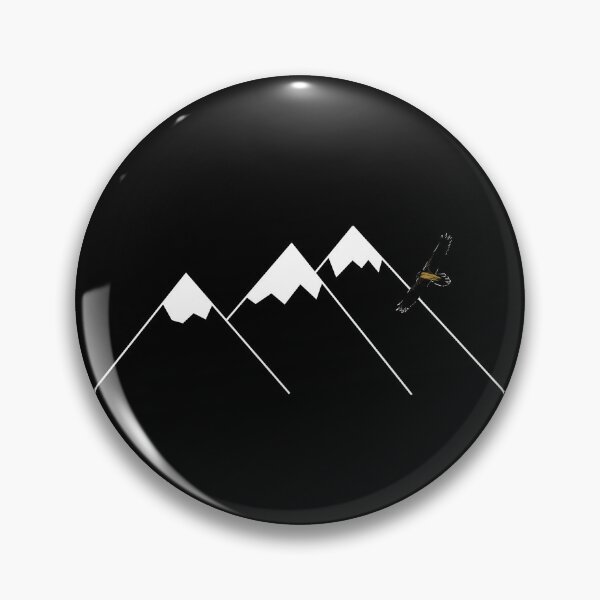 Item preview, Flying Bearded Vulture with mountains designed and sold by AndrasVasasArt.