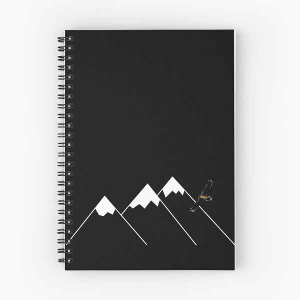 Item preview, Flying Bearded Vulture with mountains designed and sold by AndrasVasasArt.