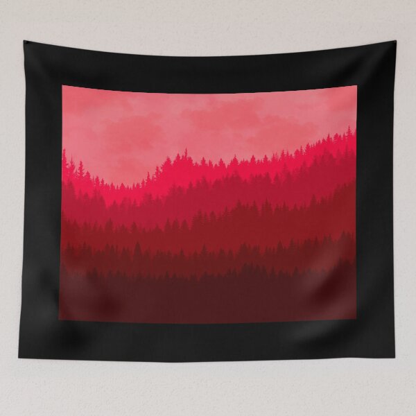 Item preview, Sunset Silhouette - Red -  designed and sold by Xernition.
