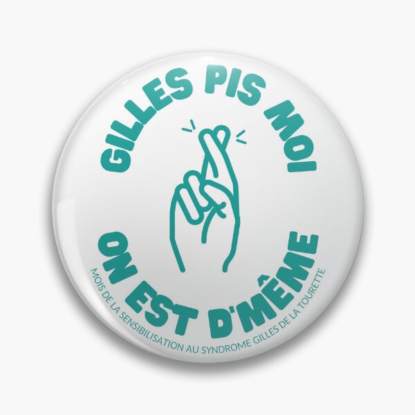 Item preview, "Gilles piss me" teal designed and sold by AQSTourette.