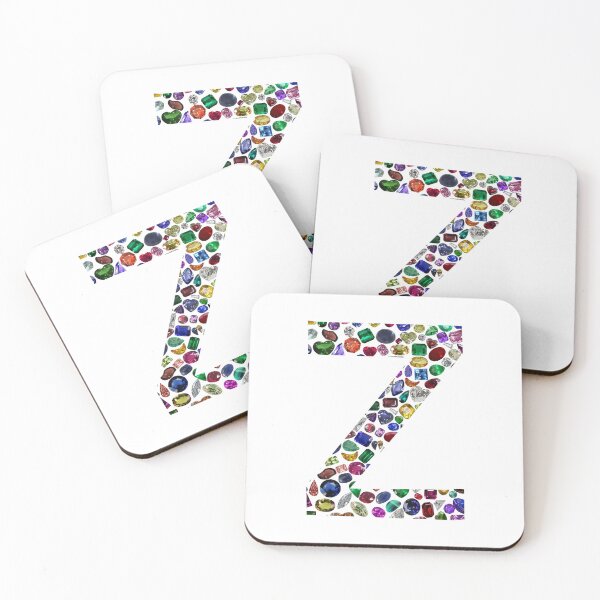 Item preview,  Letter Z Gemstones designed and sold by DigitalGemArt.