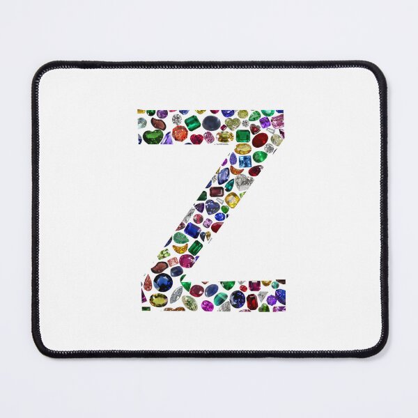 Item preview, Letter Z Gemstones designed and sold by DigitalGemArt.