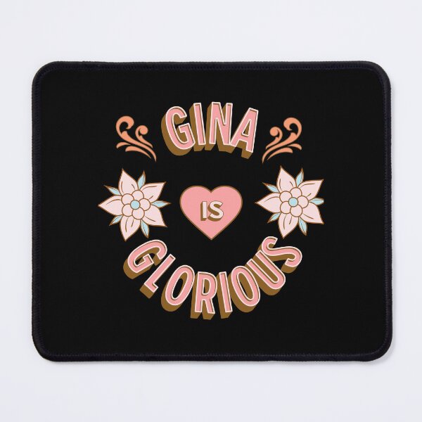 Item preview, Gina is Glorious - First Names - Birthday Gifts - Alliteration Fans designed and sold by epicthoughts.