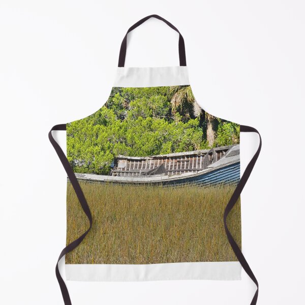 Item preview, Abandoned Boat In The Marsh designed and sold by LisaWootenPhoto.