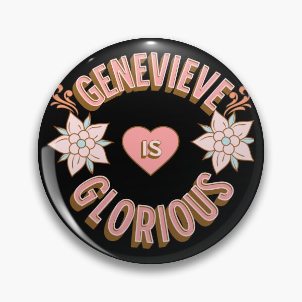 Item preview, Genevieve is Glorious - First Names - Birthday Gifts - Alliteration Fans designed and sold by epicthoughts.