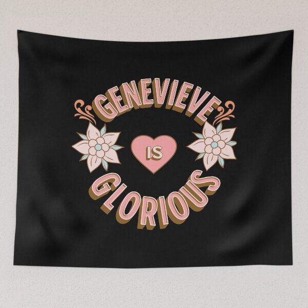 Item preview, Genevieve is Glorious - First Names - Birthday Gifts - Alliteration Fans designed and sold by epicthoughts.