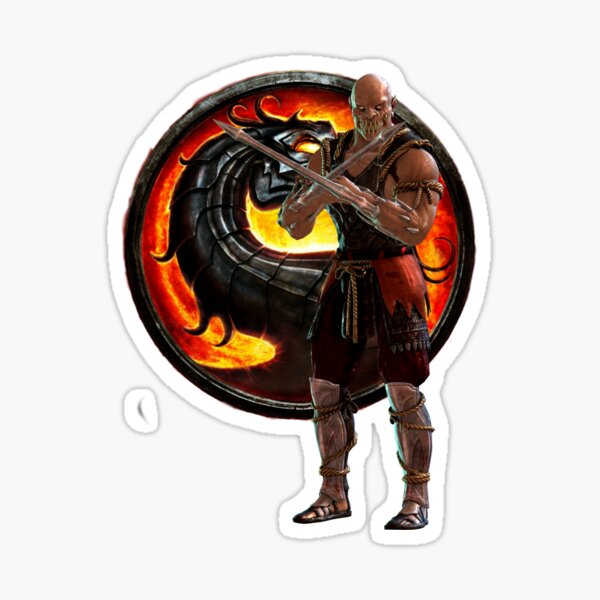 Baraka mortal kombat Sticker for Sale by SkeleMod